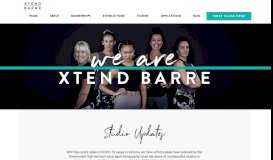 
							         Xtend Barre: Barre Fitness Classes Australia								  
							    