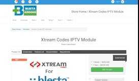 
							         Xtream Codes IPTV for Blesta | Blesta Addons								  
							    