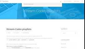 
							         Xtream-Codes playlists - IP Television								  
							    