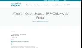 
							         xTuple - Open Source ERP+CRM+Web Portal								  
							    