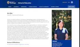 
							         Xu Qin - University of Pittsburgh School of Education								  
							    