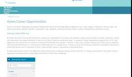 
							         Xylem Career Opportunities | Xylem US								  
							    