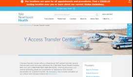 
							         Y Access Transfer Center - Yale New Haven Hospital								  
							    