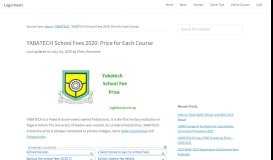 
							         Yabatech School fees - Price of School fee for Each Department ...								  
							    