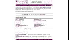 
							         Yaccess - Das Access-Portal								  
							    