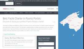 
							         Yacht Charter in Puerto Portals | SeeMallorca.com								  
							    