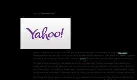 
							         Yahoo Resurrects The Personalized Homepage With “My Yahoo ...								  
							    