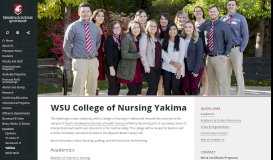 
							         Yakima - WSU College of Nursing - Washington State University								  
							    