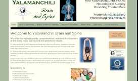 
							         Yalamanchili Brain & Spine, Board Certified Neurosurgeon in ...								  
							    