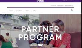 
							         Yamaha UC Channel Partner Portal | Yamaha UC								  
							    