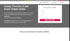 
							         Yapsody: Sell Tickets Online | Free Event Ticketing								  
							    