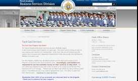 
							         Yard Card Services - US Naval Academy | Naval Academy								  
							    