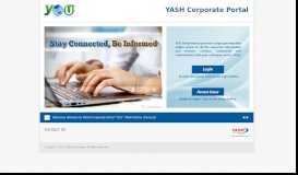 
							         YASH Online Universe | YASH Corporate Portal | YOU								  
							    