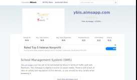 
							         Ybis.aimsapp.com website. School Management System (SMS).								  
							    