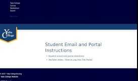 
							         YC Student Email and Portal - Yuba College Nursing								  
							    