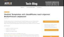 
							         Yealink Templates mit cloudPhone nach eigenen Bedürfnissen ...								  
							    