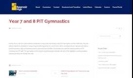 
							         Year 7 and 8 PIT Gymnastics – Reservoir High School								  
							    