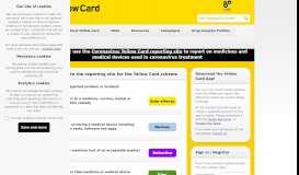 
							         Yellow Card Scheme - MHRA								  
							    