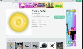 
							         Yellow Portal - Roblox								  
							    