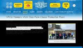 
							         YFCU Members Visit Dale Farm Cheese Production Plant								  
							    