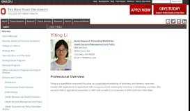 
							         Yiting Li | College of Public Health | The Ohio State University								  
							    