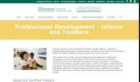 
							         YJT Professional Development - Devereux								  
							    