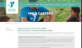 
							         YMCA Careers - YMCA of San Diego County								  
							    