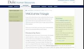 
							         YMCA of the Triangle | Human Resources								  
							    