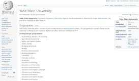 
							         Yobe State University - Wikipedia								  
							    