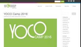 
							         YOCO Camp 2016 - SNCF SCOOP Youth Portal								  
							    