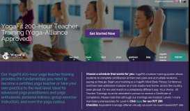 
							         YogaFit 200-hour Teacher Training (Yoga-Alliance approved ...								  
							    