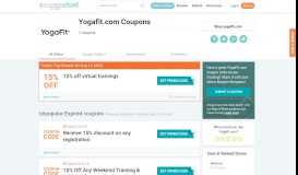 
							         Yogafit.com Coupon Codes - Save w/ June 2019 Deals and Promotions								  
							    
