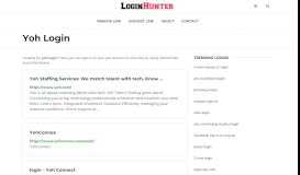 
							         Yoh Login — One Click Access								  
							    