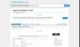 
							         yolamail.com at WI. Webmail :: Welcome to Webmail								  
							    