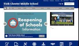 
							         York Chester Middle School / Homepage - Gaston County Schools								  
							    