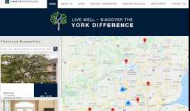 
							         York Properties, Inc. Property Management								  
							    