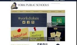 
							         York Public Schools								  
							    