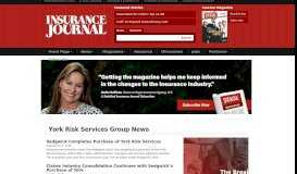 
							         York Risk Services Group Archives - Insurance Journal								  
							    