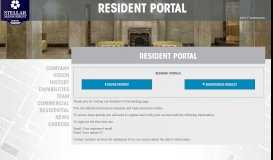 
							         Yorkshire Towers - Resident Portal								  
							    