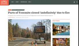 
							         Yosemite: Sections of park closed 'indefinitely' due to fire - Curbed SF								  
							    