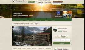 
							         Yosemite View Lodge | El Portal, CA - National Park Reservations.								  
							    