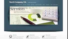 
							         Yost & Company, P.A.: A professional tax and accounting firm in ...								  
							    