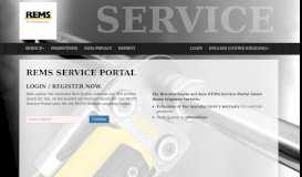 
							         You already have an user account? - REMS Service-Portal - rems.de								  
							    
