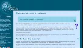 
							         You Must Be Logged In To Comment | Lorelle on WordPress								  
							    