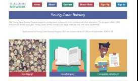 
							         Young Carers Bursary Program Portal: Home								  
							    