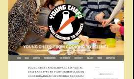 
							         Young Chefs and Harvard Ed Portal collaborates to pilot curriculum in ...								  
							    
