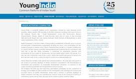 
							         Young India Major Activities conducted								  
							    