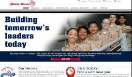 
							         Young Marines – Youth Leadership and Service Program								  
							    
