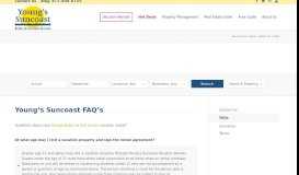 
							         Young's Suncoast FAQ's | Alabama Gulf Coast Oceanfront Condo ...								  
							    