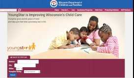 
							         YoungStar - Wisconsin's Child Care Quality Rating and Improvement ...								  
							    